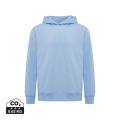 Iqoniq Yengo Hoodie mit Seitentaschen aus rec. Baumwolle, Himmelblau