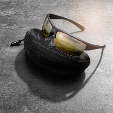 Logotrade Firmengeschenke das Foto: Polarisierte Sonnenbrille MANASLU Schwarzwolf