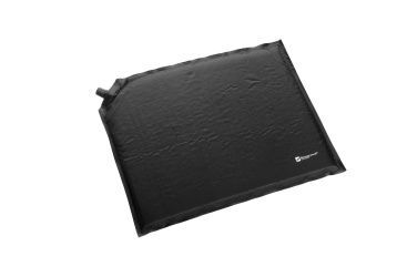 Logotrade Logogeschenke das Foto: Aufblasbares Kissen ANTERO Schwarzwolf