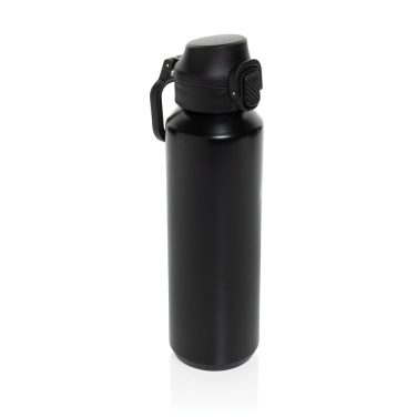 Logotrade Logogeschenke das Foto: Via RCS Re-Steel Sportflasche mit Verschluss, 600ml