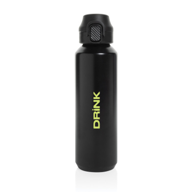 Logotrade Geschäftsgeschenke das Foto: Via RCS Re-Steel Sportflasche mit Verschluss, 600ml