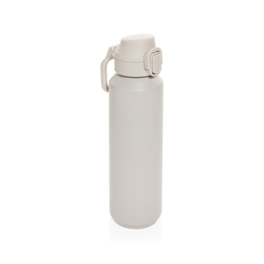 Logotrade werbemittel das Foto: Via RCS Re-Steel Sportflasche mit Verschluss, 600ml