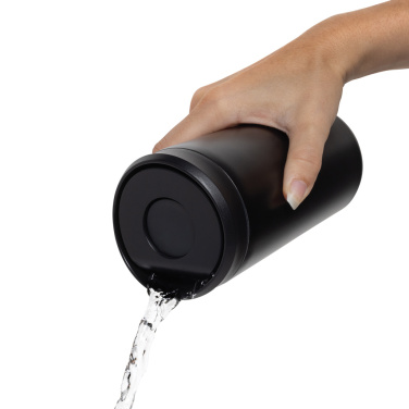 Logotrade Geschäftsgeschenke das Foto: Avira Alix Klickbecher aus RCS rec. Stahl 400ml