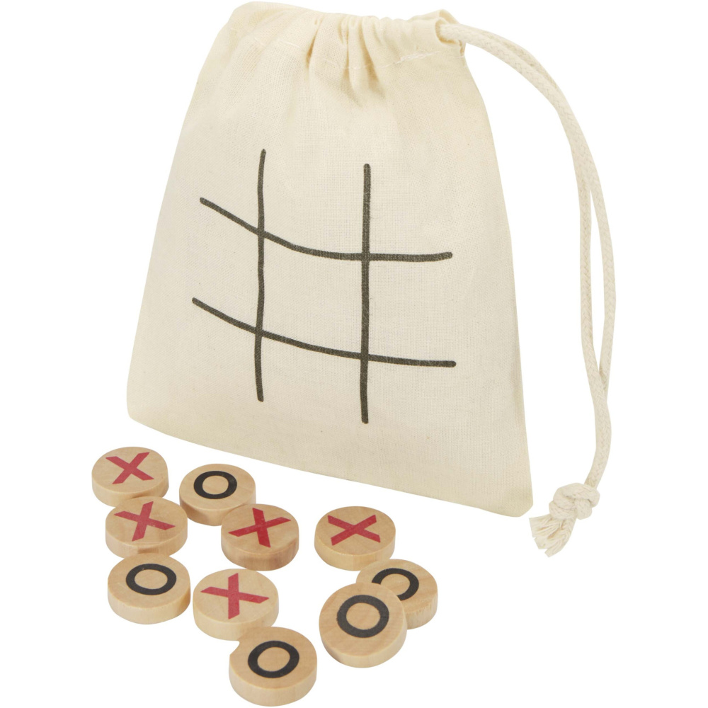 Logotrade Firmengeschenke das Foto: Whorl Tic-Tac-Toe Spiel aus Holz
