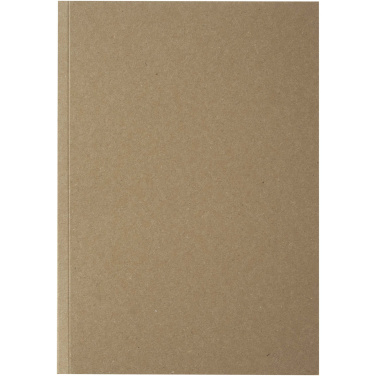 Logotrade Werbeartikel das Foto: Novella Austen A5 Softcover Notizbuch aus recyceltem Kraftpapier – 100 Blatt