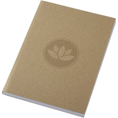 Logotrade Firmengeschenke das Foto: Novella Austen A5 Softcover Notizbuch aus recyceltem Kraftpapier – 100 Blatt