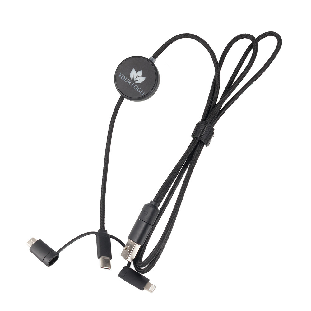 Logotrade werbemittel das Foto: Kabel 4in1 mit beleuchtetem Logo - LH-ZM02