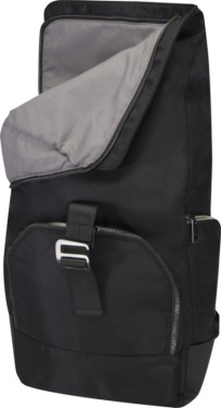 Logotrade Werbeartikel das Foto: Rhine 15" Rolltop-Rucksack aus recyceltem GRS-Material 18 L