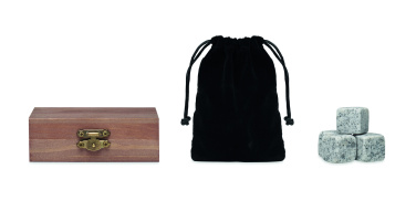 Logotrade Werbeartikel das Foto: Stein-Eiswürfel-Set
