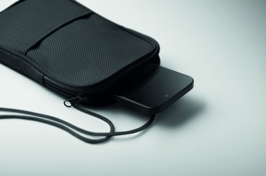 Logotrade Werbeartikel das Foto: Crossbody-Reisetasche RPET