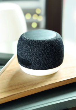 Logotrade Werbegeschenke das Foto: Ladestation mit Lautsprecher