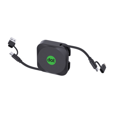 Logotrade Werbeartikel das Foto: Urban Vitamin San Jose 100W-Halter mit einziehbarem Kabel