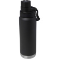 Fortis 700 ml RCS-zertifizierte Kupfer-Vakuum Isolierflasche aus recyceltem Edelstahl, Tiefschwarz