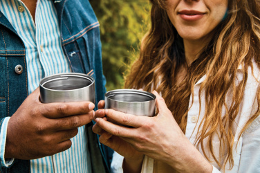 Logotrade werbemittel das Foto: Black+Blum Explorer Flasche Duo 1L