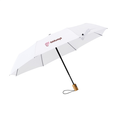 Logotrade werbemittel das Foto: Michigan faltbarer RCS RPET-Regenschirm 21 Zoll