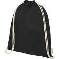 Odisha 140 g/m² OCS Bio-Sportbeutel 5L, Schwarz