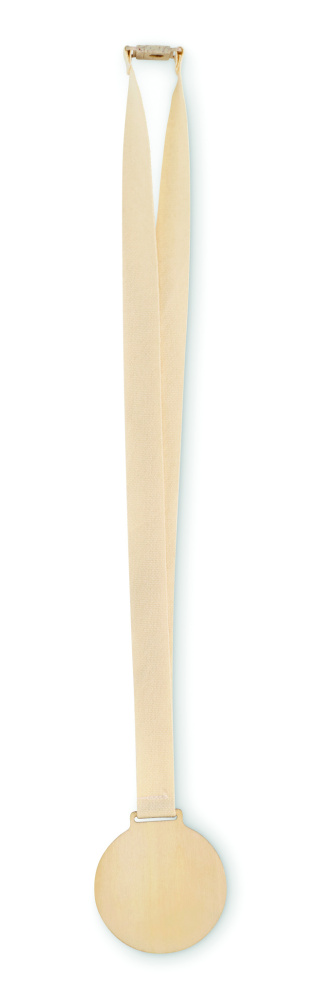 Logotrade Werbeartikel das Foto: Medaille aus Holz