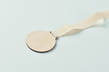 Logotrade Werbeartikel das Foto: Medaille aus Holz