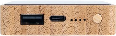 Logotrade Geschäftsgeschenke das Foto: Powerbank 5000 mAh mit beleuchtetem Logo