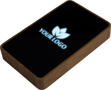 Logotrade Geschäftsgeschenke das Foto: Powerbank 5000 mAh mit beleuchtetem Logo