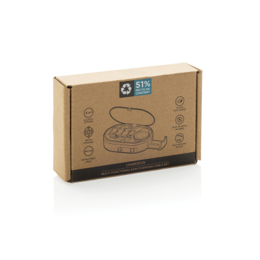 Logotrade Werbegeschenke das Foto: Chargevix Multifunktionales 60W-Lade-Set aus RCS rPlastic