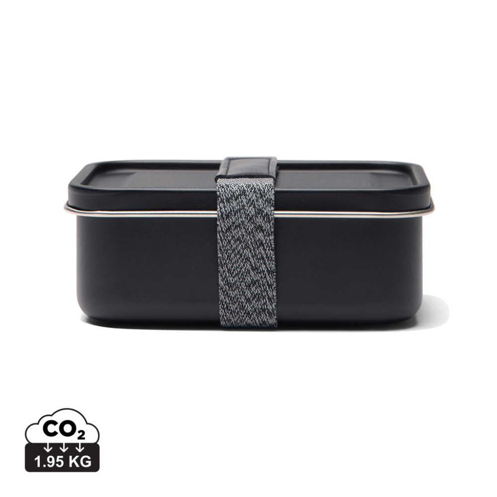 Logotrade Geschäftsgeschenke das Foto: VINGA Parks Lunch-Box aus RCS Stainless-Steel