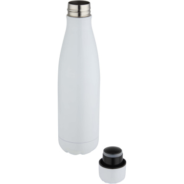 Logotrade Geschäftsgeschenke das Foto: Cove 500 ml vakuumisolierte Sublimation Trinkflasche aus Edelstahl