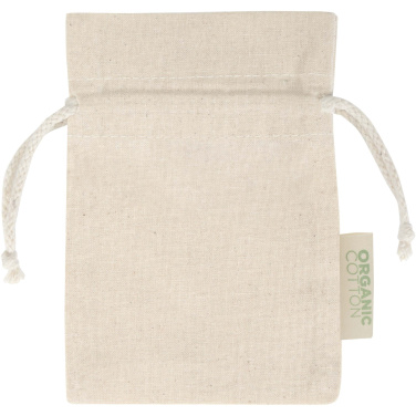 Logotrade Logogeschenke das Foto: Odisha 140 g/m² OCS Bio-Geschenktasche – 15 × 10 cm
