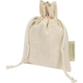 Odisha 140 g/m² OCS Bio-Geschenktasche – 15 × 10 cm, Natürlich