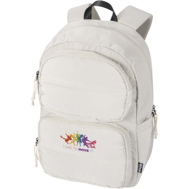 Logotrade Firmengeschenke das Foto: Puffer 15,6" GRS recycelter Laptoprucksack 18L