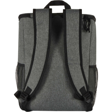 Logotrade Werbeartikel das Foto: Tundra GRS recycelter Picknickkühlrucksack mit Besteckset 20L