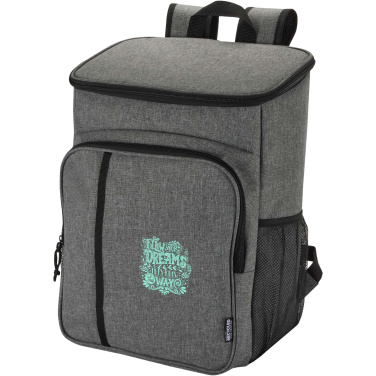 Logotrade Geschäftsgeschenke das Foto: Tundra GRS recycelter Picknickkühlrucksack mit Besteckset 20L