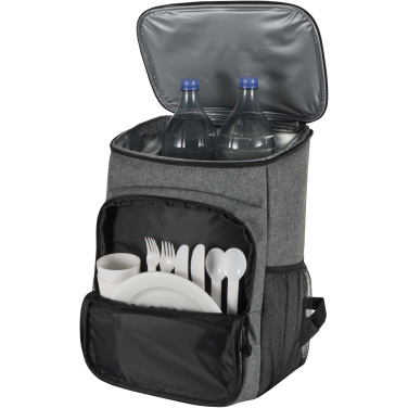Logotrade Firmengeschenke das Foto: Tundra GRS recycelter Picknickkühlrucksack mit Besteckset 20L