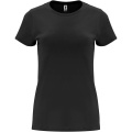 Capri T-Shirt für Damen, Schwarz