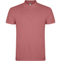 Star Poloshirt für Herren, Chrysanthemenrot