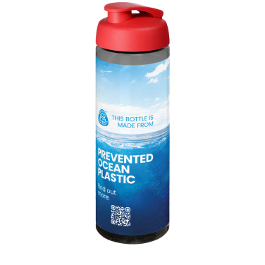 Logotrade Geschäftsgeschenke das Foto: H2O Active® Eco Vibe 850 ml Sportflasche mit Klappdeckel