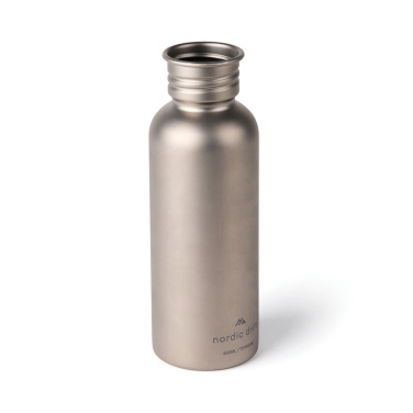 Logotrade Firmengeschenke das Foto: Nordic Drift Trail Ultraleichte Titan-Wasserflasche 600ml