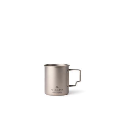 Logotrade Firmengeschenke das Foto: Nordic Drift Trail Ultraleichte Titan-Becher 450ml