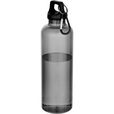 Logotrade Firmengeschenke das Foto: Oregon 750 ml RCS-zertifizierte Trinkflasche aus recyceltem Kunststoff mit Karabinerhaken