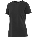 Nanaimo Kurzärmeliges T-Shirt für Damen im Washed Look, 160 g/m2, Schwarz
