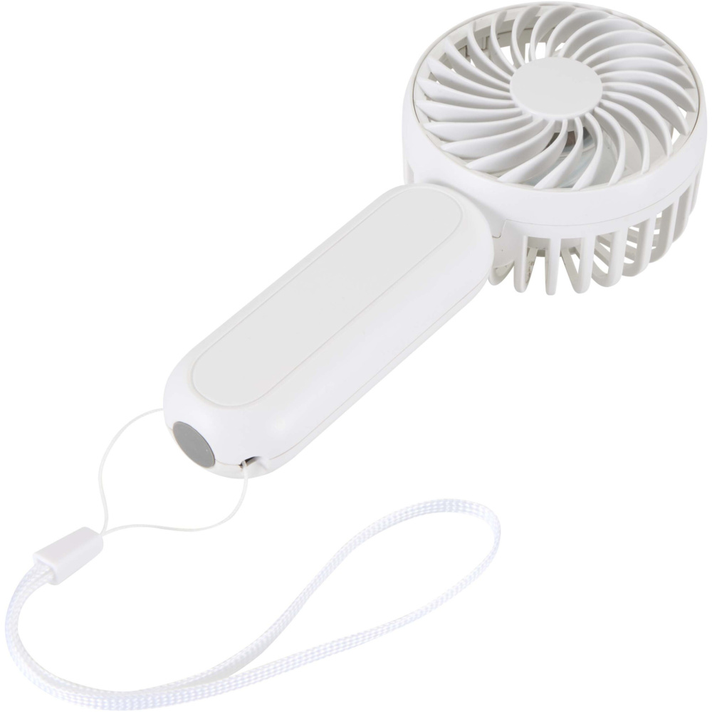 Logotrade Werbeartikel das Foto: Aervia Tragbarer Ventilator aus recyceltem Kunststoff