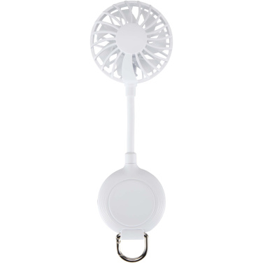 Logotrade Firmengeschenke das Foto: Ventio Magnetischer, tragbarer Ventilator aus recyceltem Kunststoff