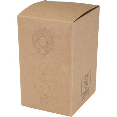 Logotrade Firmengeschenke das Foto: Ventio Magnetischer, tragbarer Ventilator aus recyceltem Kunststoff