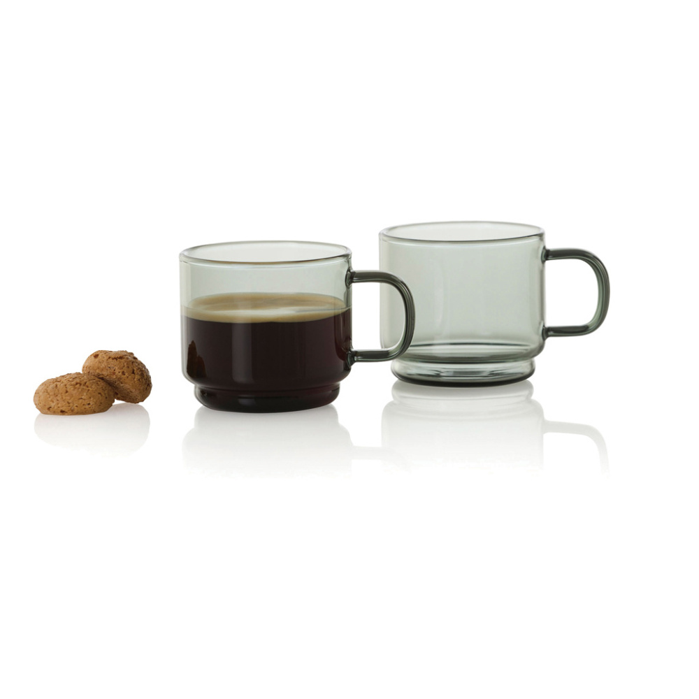 Logotrade Geschäftsgeschenke das Foto: AdHoc Impact Espressotassen 70ml, 2er-Set