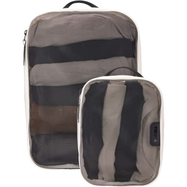 Logotrade Logogeschenke das Foto: Thule 2 teiliges Packwürfelset aus recyceltem Material