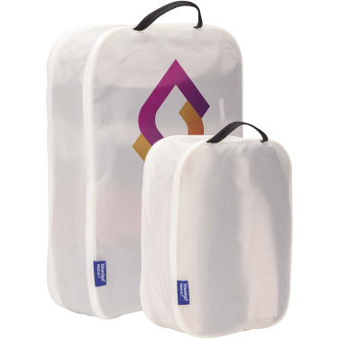 Logotrade Werbegeschenke das Foto: Thule 2 teiliges Packwürfelset aus recyceltem Material