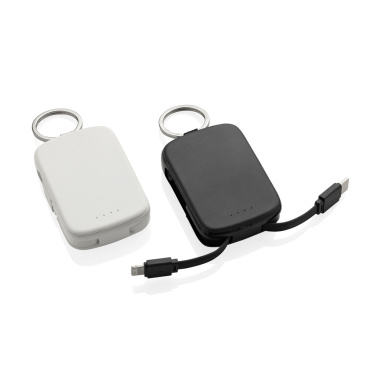 Logotrade Geschäftsgeschenke das Foto: Nexo RCS Key-Chain-Powerbank 2.000mAh mit integr. Kabeln