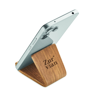 Logotrade Logogeschenke das Foto: Smartphone-Halter Holz