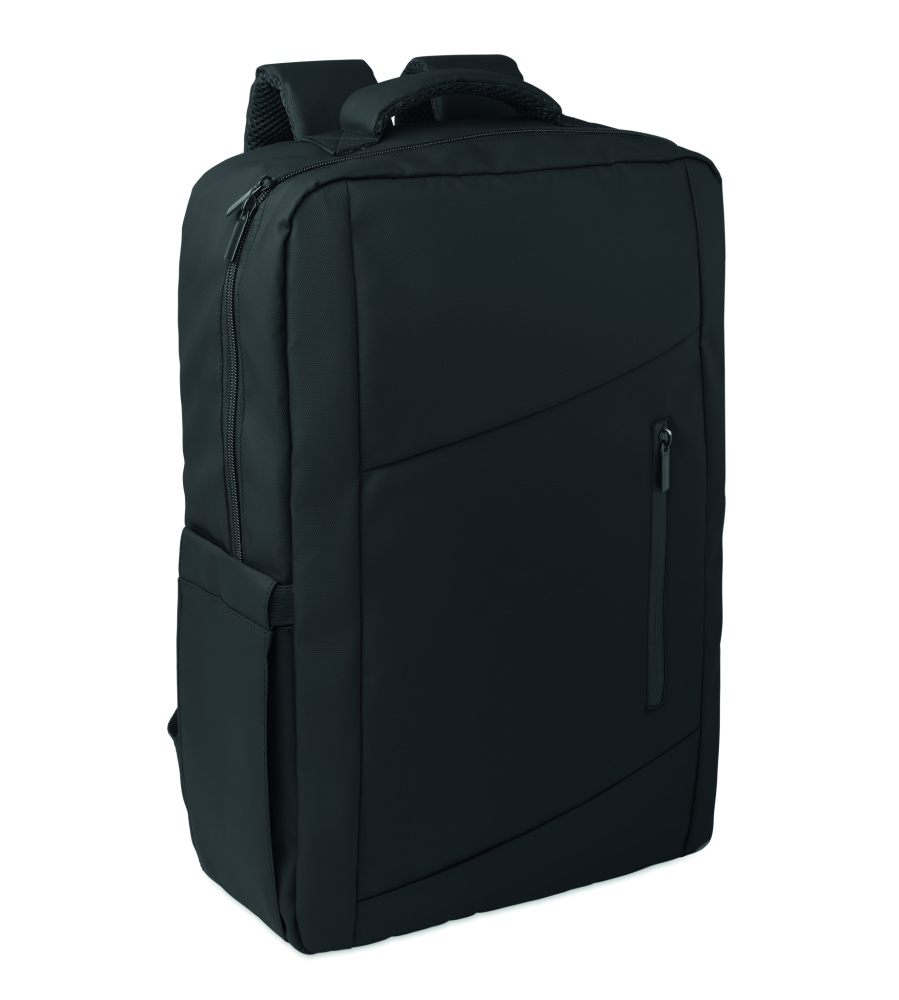 Logotrade Firmengeschenke das Foto: 15" PU RPET Laptop-Rucksack