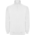 Aneto Pullover mit Viertelreißverschluss, Weiß